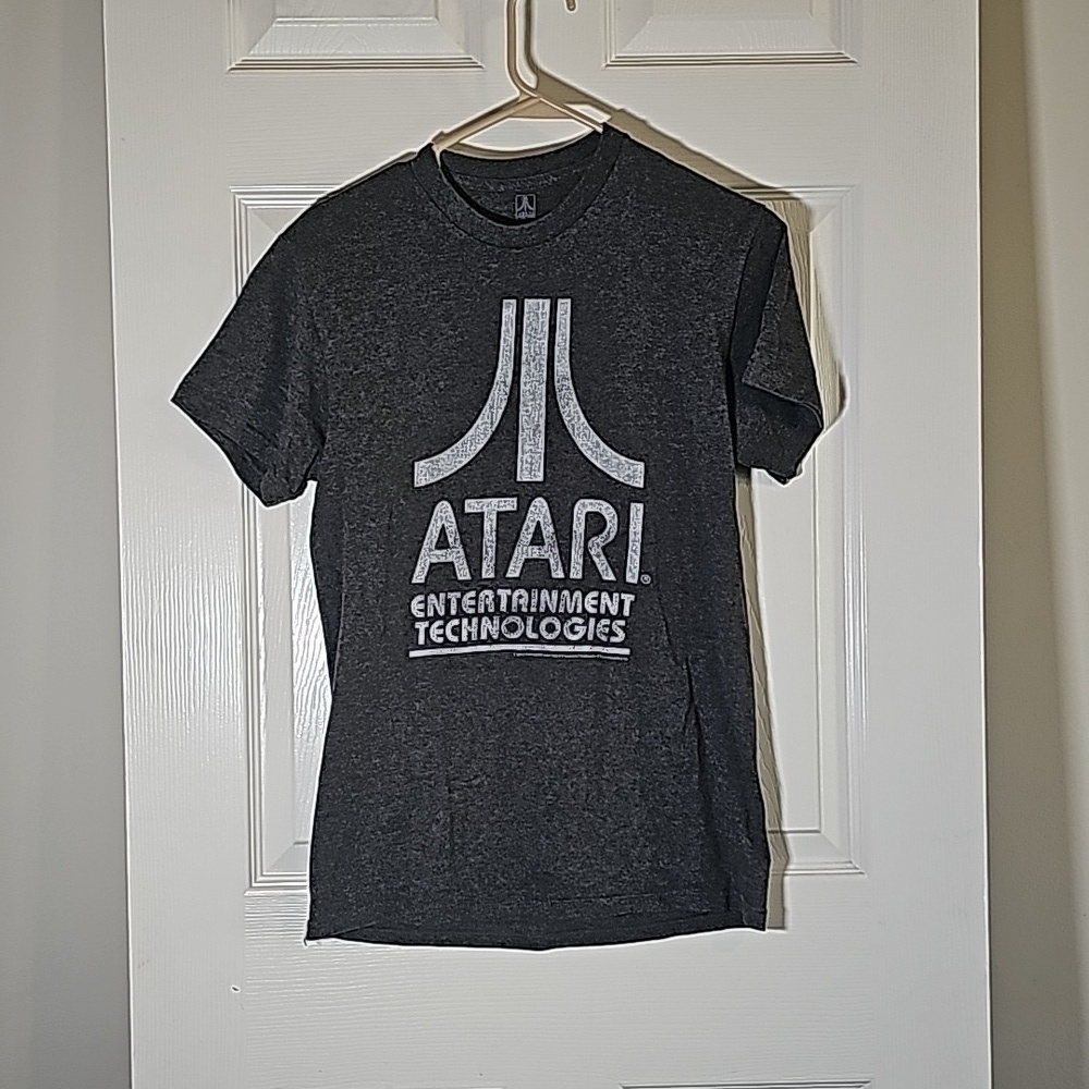 Unisex Atari T-shirt Size S Gray